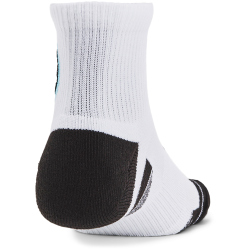 3er Pack UNDER ARMOUR Performance kn&ouml;chelhohe Tech Socken 100 - white/white/black S (31.5-36.5)