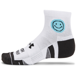 3er Pack UNDER ARMOUR Performance kn&ouml;chelhohe Tech Socken 100 - white/white/black S (31.5-36.5)