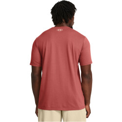 UNDER ARMOUR Foundation Sportshirt Herren 611 - sedona red/white XL