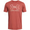 UNDER ARMOUR Foundation Sportshirt Herren 611 - sedona red/white XL