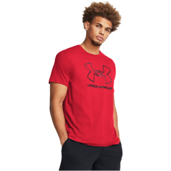 UNDER ARMOUR Foundation Sportshirt Herren 600 - red/black M