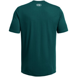 UNDER ARMOUR Foundation Sportshirt Herren 449 - hydro teal/white XS
