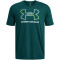 UNDER ARMOUR Foundation Sportshirt Herren 449 - hydro teal/white XS