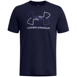 UNDER ARMOUR Foundation Sportshirt Herren 410 - midnight navy/royal/steel 3XL