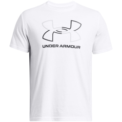 UNDER ARMOUR Foundation Sportshirt Herren 100 - white/black 3XL