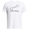UNDER ARMOUR Foundation Sportshirt Herren 100 - white/black 3XL