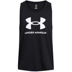 UNDER ARMOUR Sportstyle Tanktop Herren 001 - black/white XS