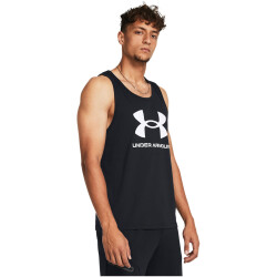 UNDER ARMOUR Sportstyle Tanktop Herren 001 - black/white XS