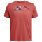 UNDER ARMOUR Colorblock Trainingsshirt Herren 611 - sedona red/silt XL