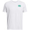 UNDER ARMOUR Logo Trainingsshirt Herren 100 - white/black XXL