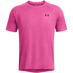 UNDER ARMOUR Tech Strukturiertes Trainingsshirt Herren 686 - astro pink/black 3XL