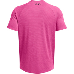UNDER ARMOUR Tech Strukturiertes Trainingsshirt Herren 686 - astro pink/black 3XL