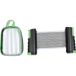 V3TEC Universal Tischtennis Rollnetz schwarz/grün