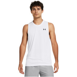 UNDER ARMOUR Tech Tanktop Herren 100 - white/black XS