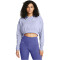 UNDER ARMOUR Rival Terry Oversize Crop-Shirt Damen 539 - celeste/white XS