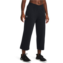 UNDER ARMOUR Rival Terry Crop-Hose Damen 001 - black/white M
