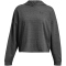 UNDER ARMOUR Rival Terry Oversize Hoodie Damen 025 - castlerock full heather/black XS