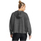 UNDER ARMOUR Rival Terry Oversize Hoodie Damen 025 - castlerock full heather/black XS