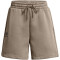 UNDER ARMOUR Icon Fleeceshorts Damen 200 - taupe dusk/black S