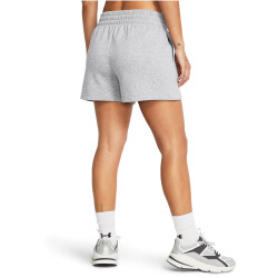 UNDER ARMOUR Rival Fleece Shorts Damen 011 - mod gray light heather/white XS