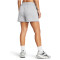 UNDER ARMOUR Rival Fleece Shorts Damen 011 - mod gray light heather/white XS