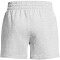 UNDER ARMOUR Rival Fleece Shorts Damen 011 - mod gray light heather/white XS