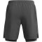 UNDER ARMOUR Launch 2in1 Laufshorts Herren 025 - castlerock/castlerock/reflective XL