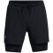 UNDER ARMOUR Launch 5 2in1 Laufshorts Herren 001 - black/black/reflective XL