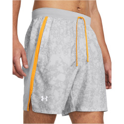 UNDER ARMOUR Launch 7" Laufshorts Herren 011 - mod gray/nova orange/reflective S