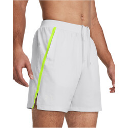 UNDER ARMOUR Launch Shorts Herren 014 - halo gray/high vis yellow/reflective M