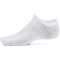 6er Pack UNDER ARMOUR Essential F&uuml;&szlig;linge 100 - white/white/halo gray S (31.5-36.5)