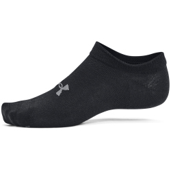 6er Pack UNDER ARMOUR Essential F&uuml;&szlig;linge 001 - black/black/castlerock S (31.5-36.5)