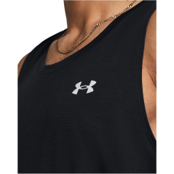 UNDER ARMOUR Launch Tanktop Herren 001 - black/reflective S