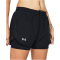 UNDER ARMOUR Fly By 2-in-1-Shorts Damen 001 - black/black/reflective XS