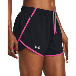 UNDER ARMOUR Fly-By Shorts Damen 004 - black/astro pink/reflective S