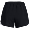 UNDER ARMOUR Fly-By Shorts Damen 002 - black/white/reflective XS