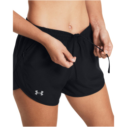 UNDER ARMOUR Fly-By Shorts Damen 001 - black/black/reflective XS