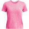 UNDER ARMOUR Launch Splatter T-Shirt Damen 682 - fluo pink/reflective M