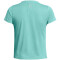 UNDER ARMOUR Launch Splatter T-Shirt Damen 482 - radial turquoise/reflective S