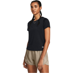 UNDER ARMOUR Launch T-Shirt Damen 001 - black/reflective XS