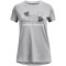 UNDER ARMOUR Tech Twist Trainingsshirt Mädchen 011 - mod gray/white XS (122-127 cm)