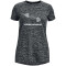 UNDER ARMOUR Tech Twist Trainingsshirt Mädchen 001 - black/white XS (122-127 cm)