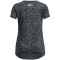 UNDER ARMOUR Tech Twist Trainingsshirt Mädchen 001 - black/white XS (122-127 cm)