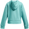 UNDER ARMOUR Rival Fleece Crop Hoodie M&auml;dchen 482 - radial turquoise/white M (137-149 cm)