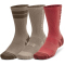 3er Pack UNDER ARMOUR Performance Tech Crew-Socken 611 - sedona red/timberwolf taupe/cinna red M (36.5-42)