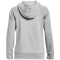 UNDER ARMOUR Rival Fleece Big Logo Hoodie Damen 012 - mod gray light heather/white XXL