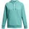 UNDER ARMOUR Rival Fleece Hoodie Damen 482 - radial turquoise/white XS