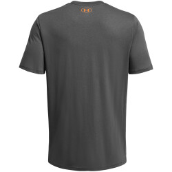 UNDER ARMOUR Big Logo Fill T-Shirt Herren 025 - castlerock/atomic/wild orange S