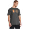 UNDER ARMOUR Big Logo Fill T-Shirt Herren 025 - castlerock/atomic/wild orange S
