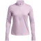 UNDER ARMOUR Qualifier Run 1/2-Zip Laufshirt Damen 543 - purple ace/reflective XS